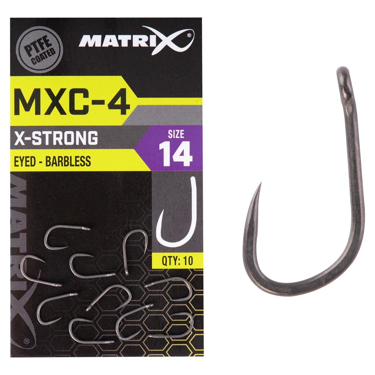 Matrix MXC-4 X-Strong Eyed Barbless Hooks