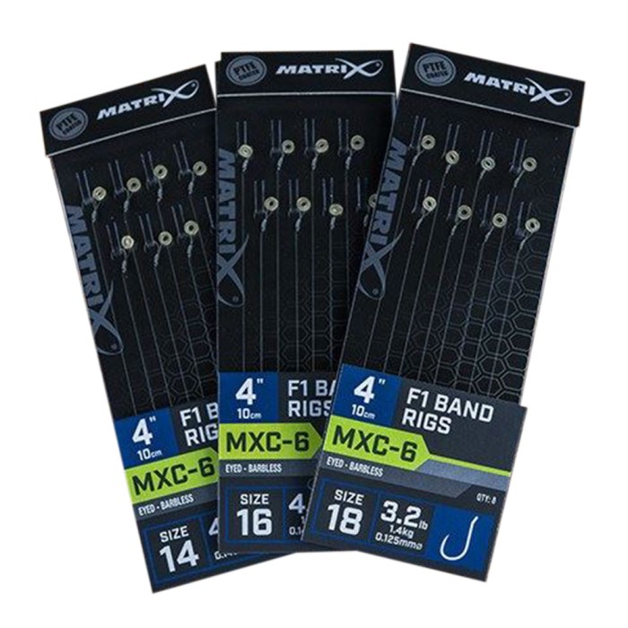 Matrix MXC-6 F1 Band 10cm Fishing Rigs