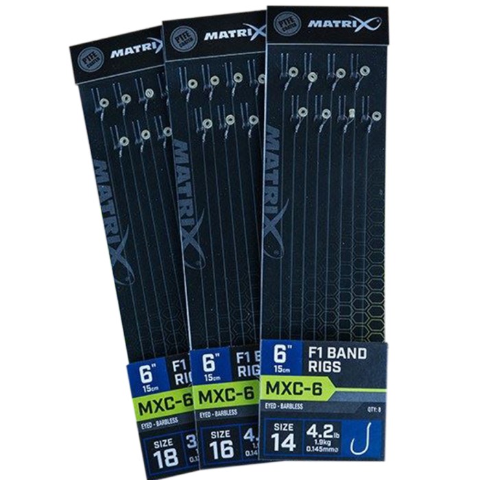 Matrix MXC-6 F1 Band 15cm Fishing Rigs
