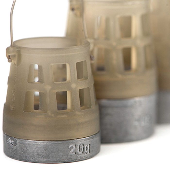 Matrix Plastic Bottom Weighted Feeders Close Up