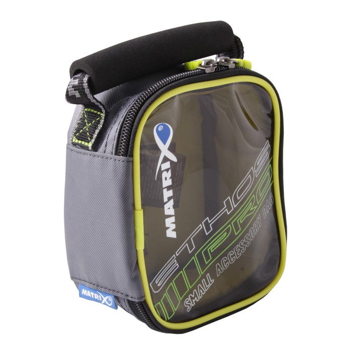 Matrix Pro Accessory Fishing Bag Clear Top Lime Lining Small