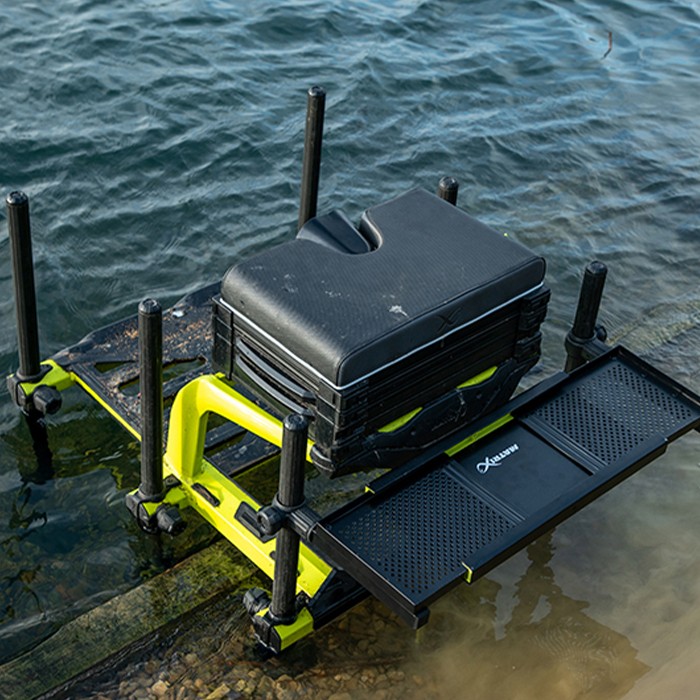 Matrix Slim Extending Side Tray In Use 5