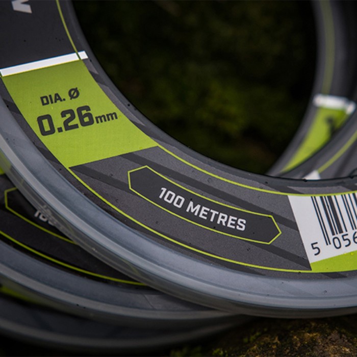 Matrix Submerge Shock Leader Fishing Monofilament Close Up 3