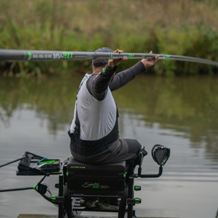 Maver MV-R XX Commercial Fishing Pole Package 16m In Use 2