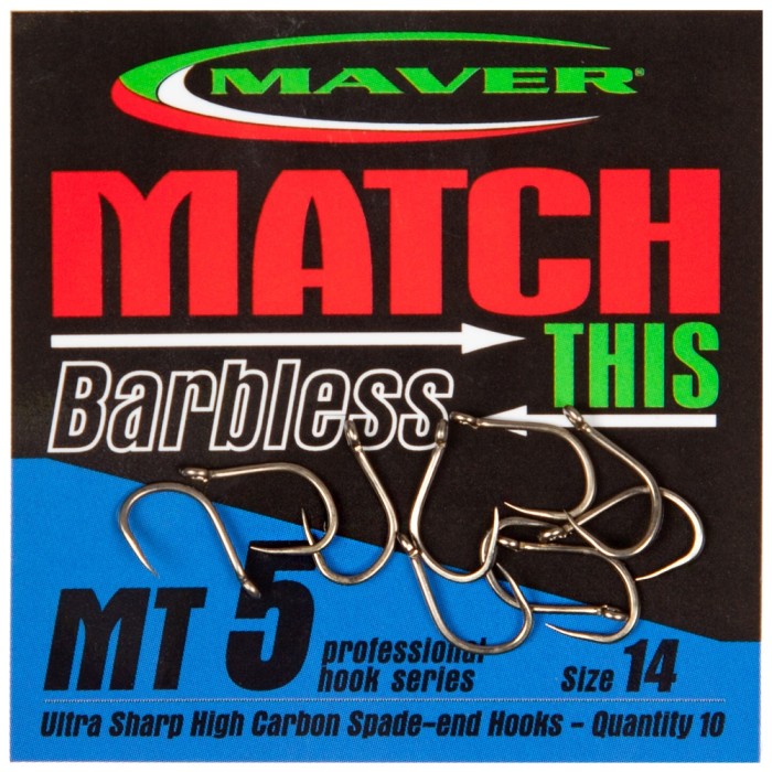 Maver Match This Series 5 Hooks Size 14