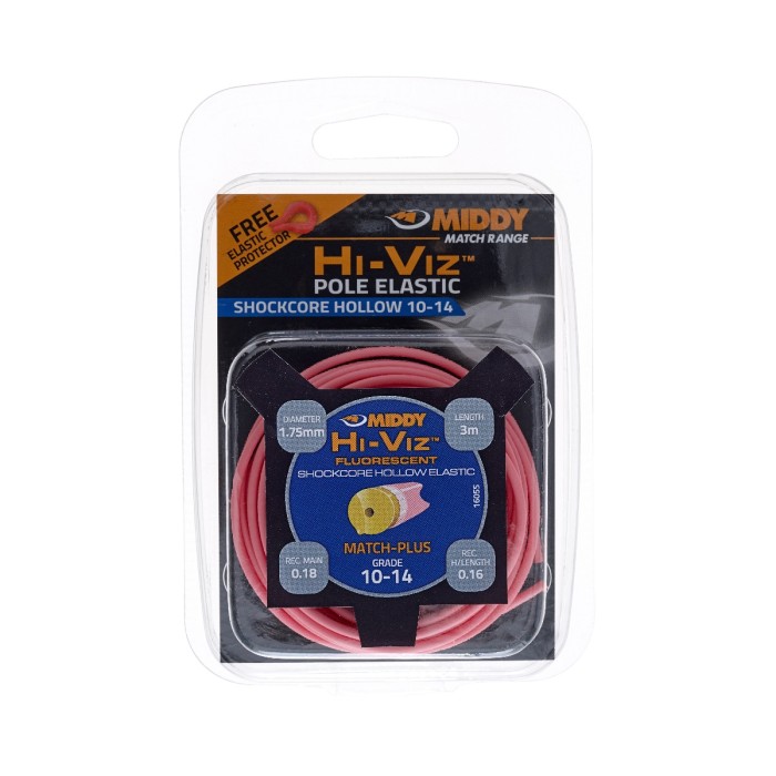 Middy Hi-Viz Shock Core 10-14 Hollow Pink