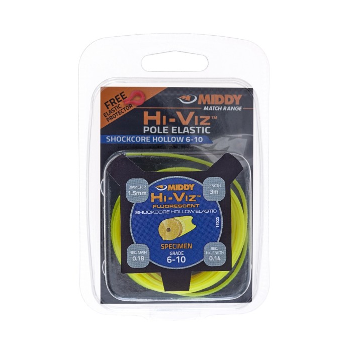 Middy Hi-Viz Shock Core 6-10 Hollow Yellow