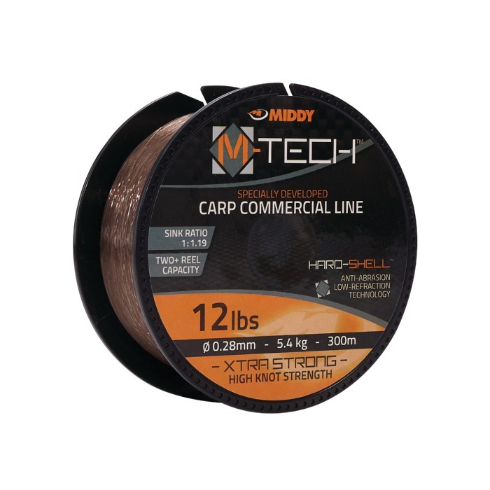 Middy M-Tech Carp Commercial Line 0.28mm 12lb