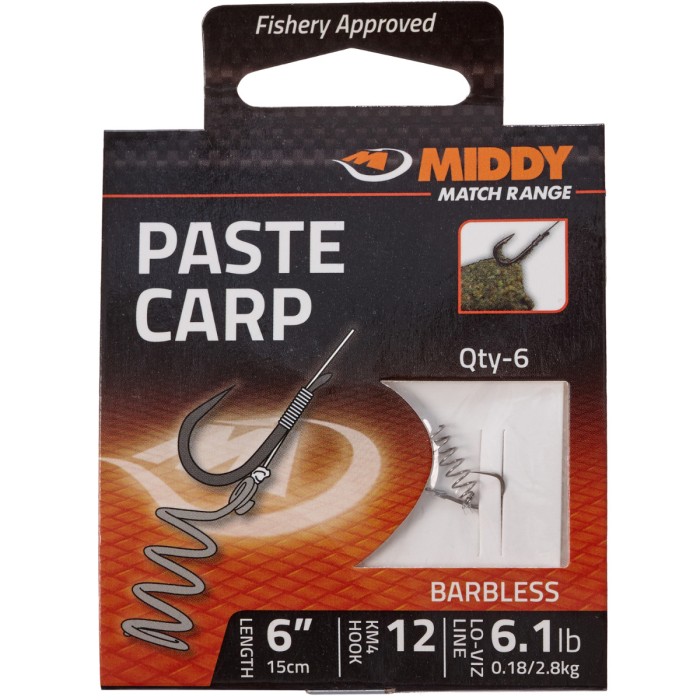 Middy Paste Hair Rigs To Nylon