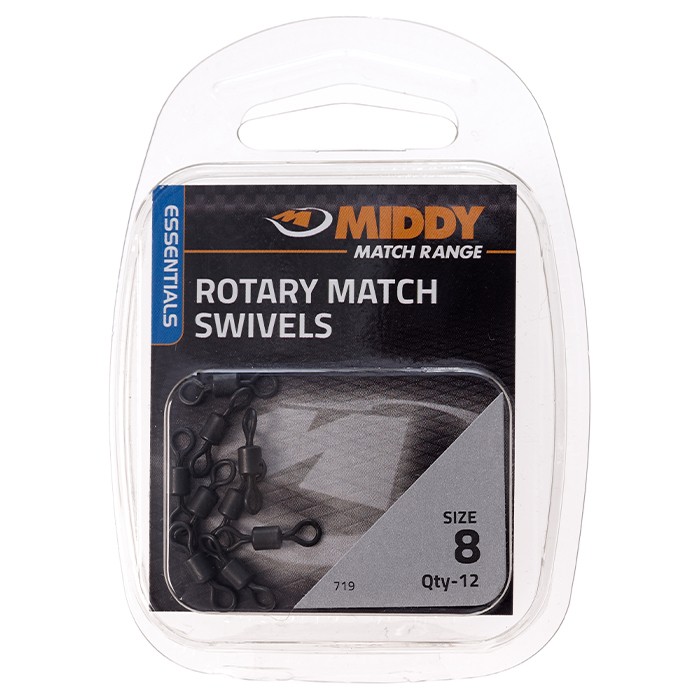 Middy Rotary Swivels Main Size 8 Match