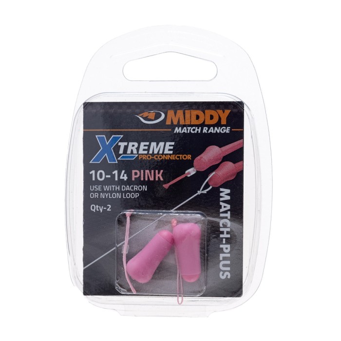 Middy Xtreme Fishing Pro-Connectors 10-14 Pink
