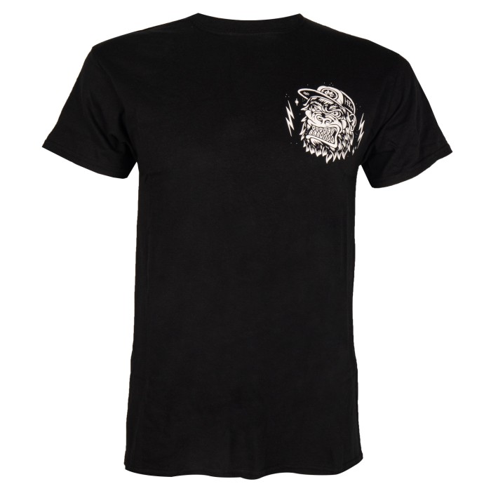 Monkey Climber Ape T-Shirt Black Front