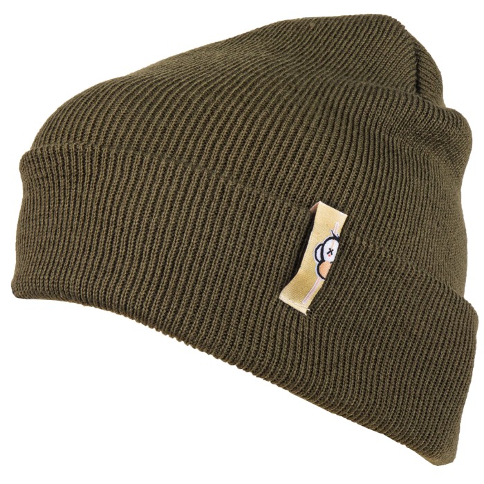 Monkey Climber Logo Beanie Olive