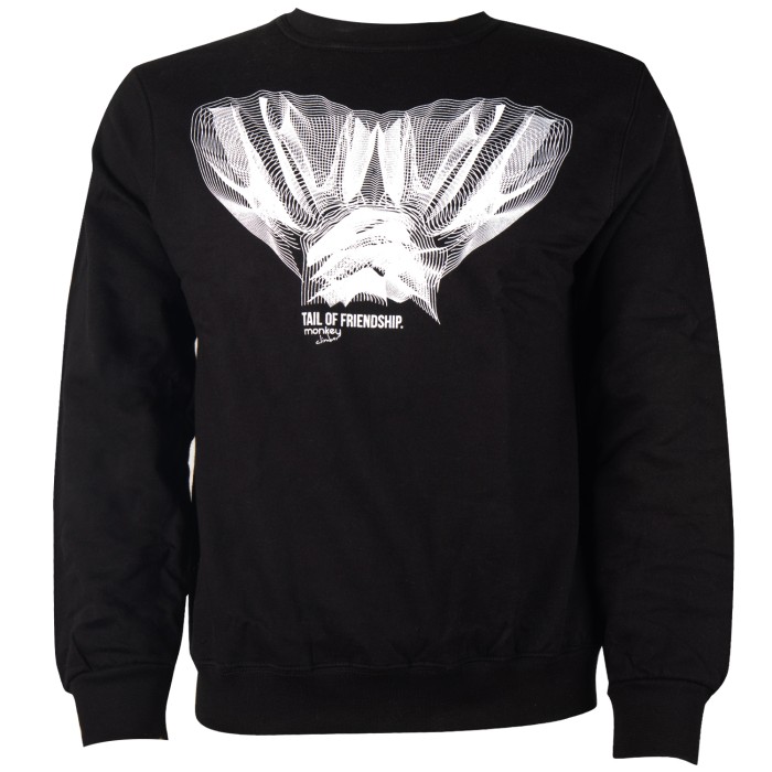 Monkey Climber Tail of Friendship Crewneck Black