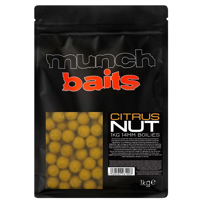 Munch Baits Citrus Nut Fishing Boilies