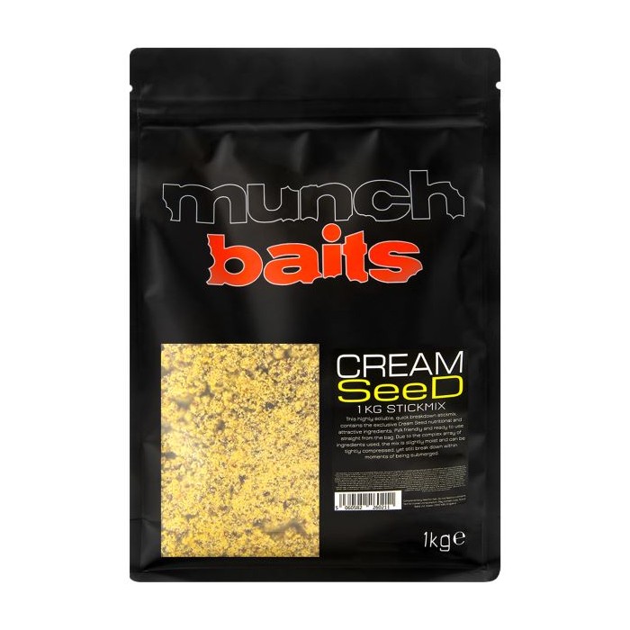 Munch Baits Cream Seed Stick Mix 1kg package