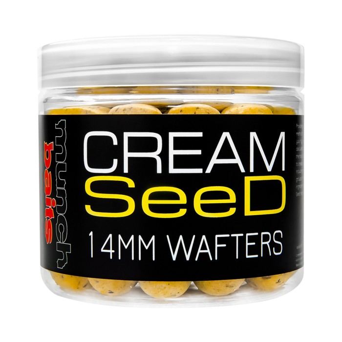 Munch Baits Cream Seed Wafters 14mm
