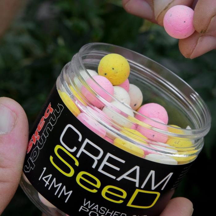 Munch Baits Cream Seed Washed Out Pop Ups