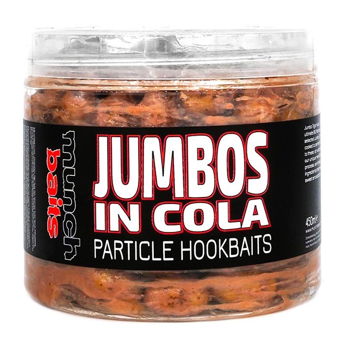 Munch Baits Jumbos In Cola Particle Fishing Hookbait 450ml