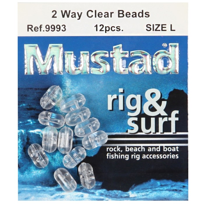 Mustad 2 Way Clear Beads