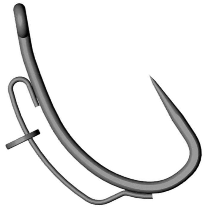 Mustad BBS Curved Shank Elite Fishing Hook Barbless