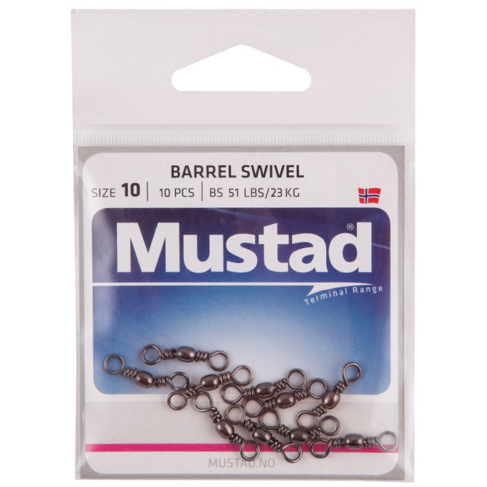 Mustad Ma021-Bn Barrel Swivels