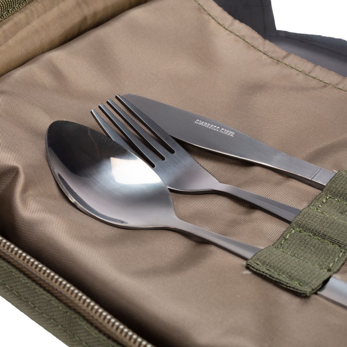 Nash One Man Fishing Dining Set 2020 Close Up Cutlery