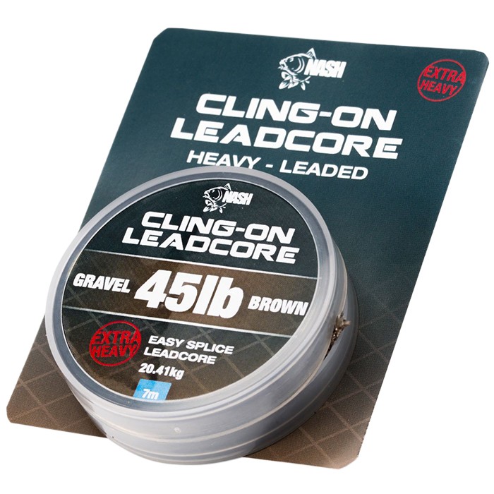 Nash 45lb Cling-On Fishing Leadcore Gravel Brown 1