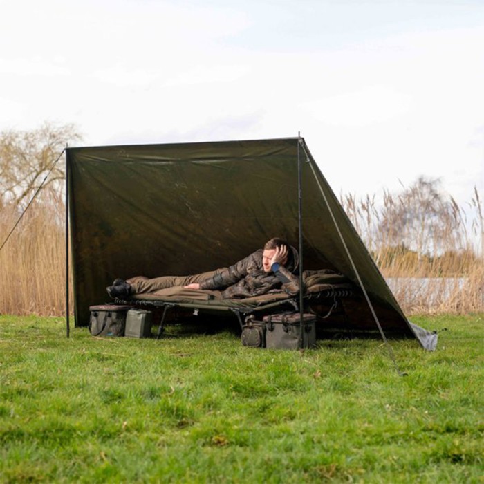 Nash Bank Life Camo Multi Tarp In Use 3