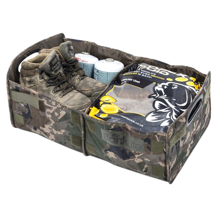Nash Bank Life Fold Flat Fishing Storage Organiser In Use