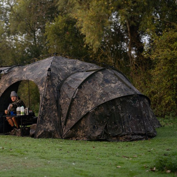 Nash Bank Life Gazebo Base Camp Camo Pro Sleeping Pod 4