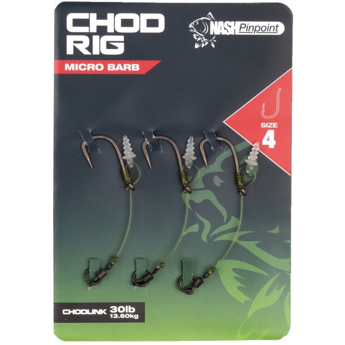 Nash Chod Rig Micro Barbed Size 4