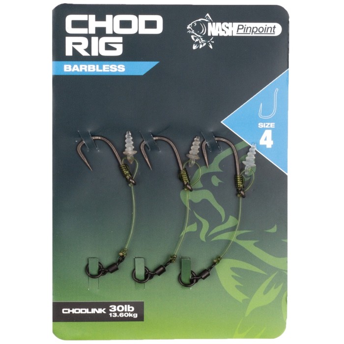 Nash Chod Rig Barbless Size 4
