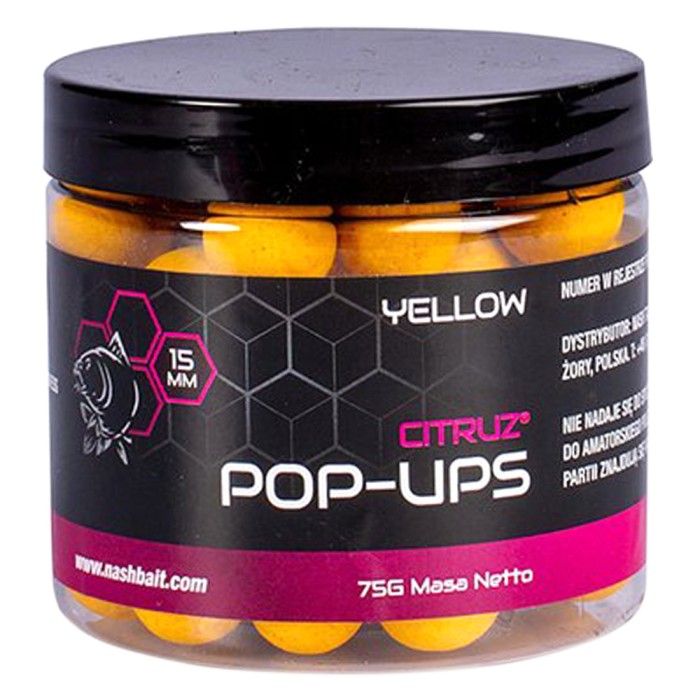 Nash Citruz Pop Ups Yellow 75g