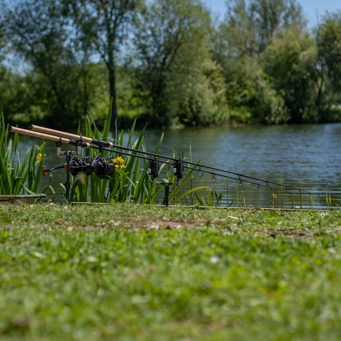 Nash Dwarf Cork Fishing Rods In Use 1