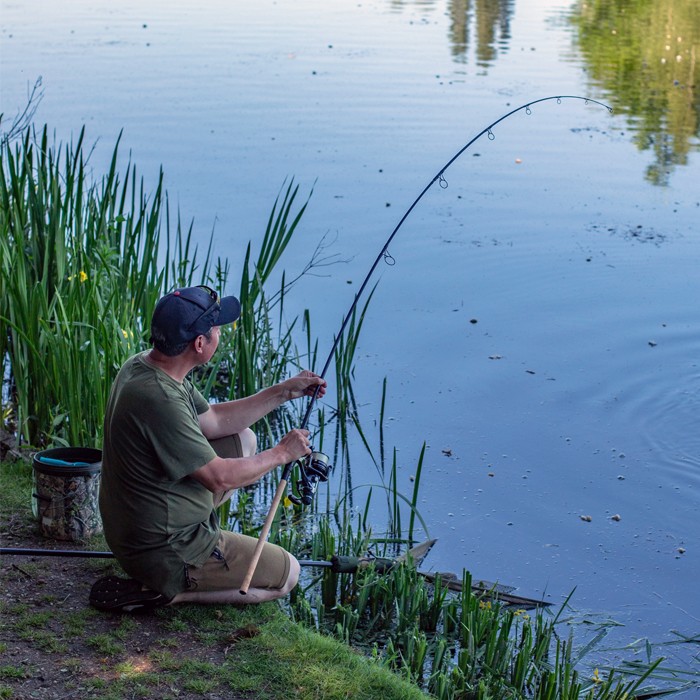 Nash Dwarf Cork Fishing Rods In Use 5