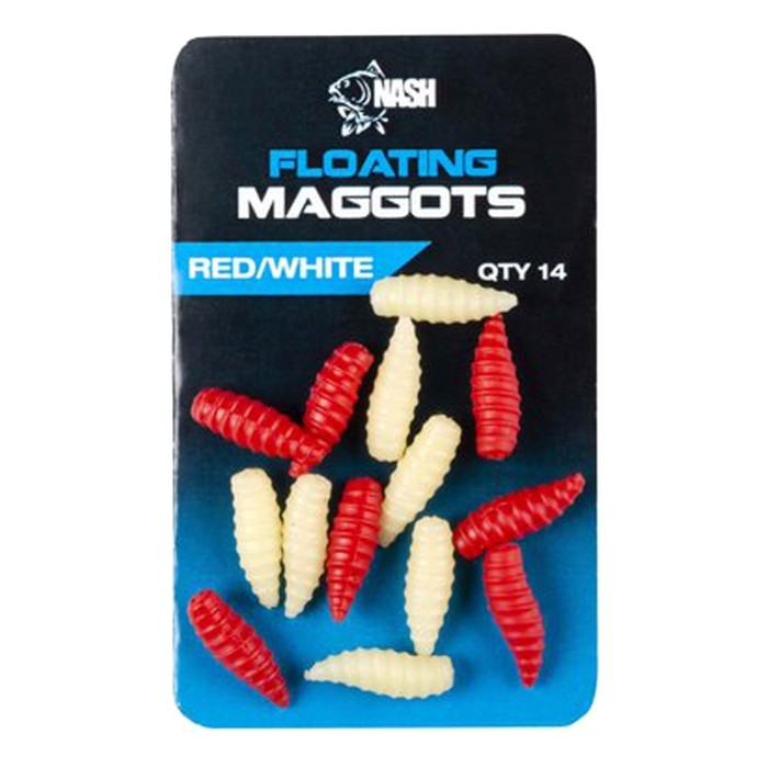 Nash Floating Maggot Red / White