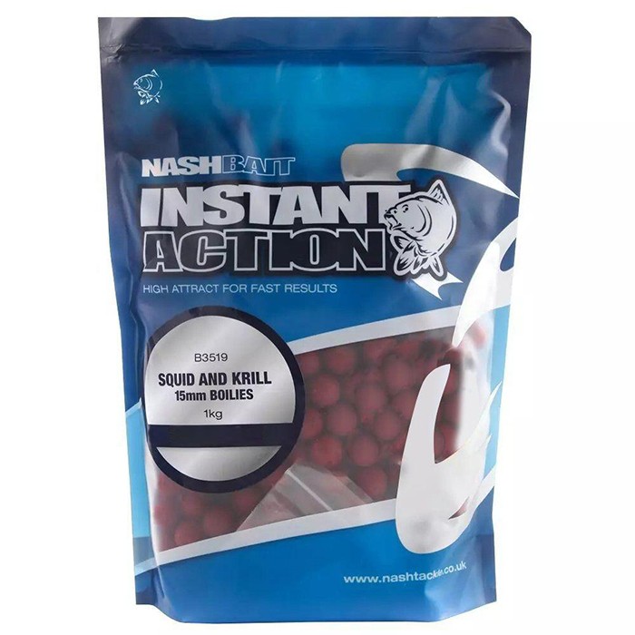 Nash Instant Action Squid & Krill Boilies 2