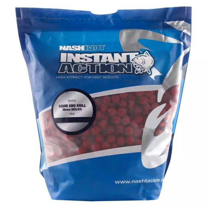 Nash Instant Action Squid & Krill Boilies 3