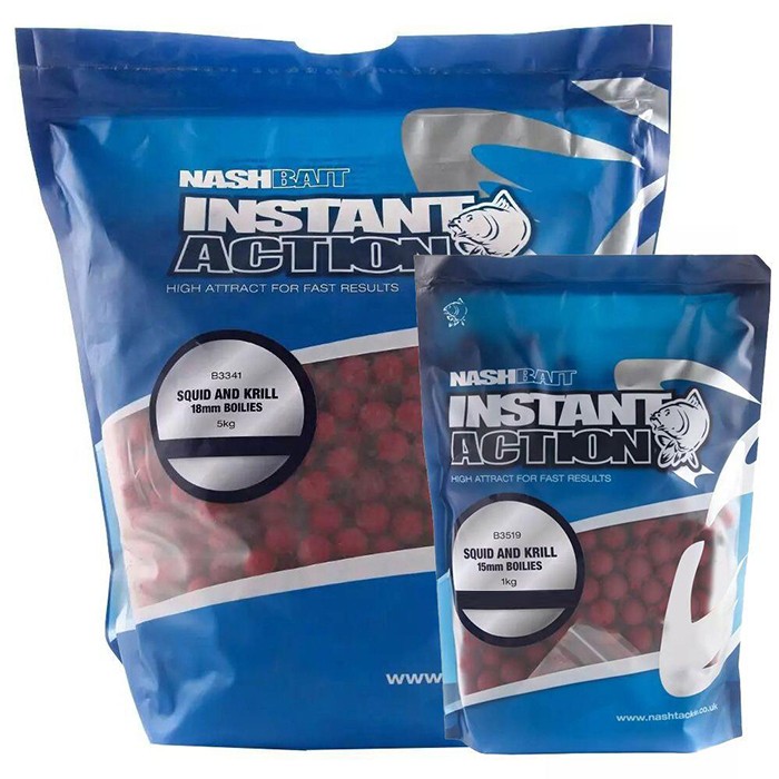 Nash Instant Action Squid & Krill Boilies
