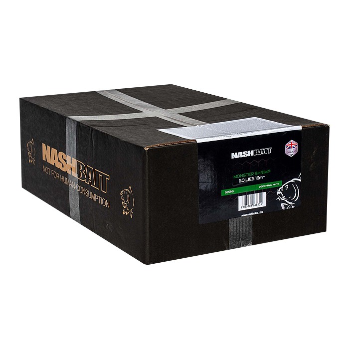 Nash Monster Shrimp Boilies - Box Closed