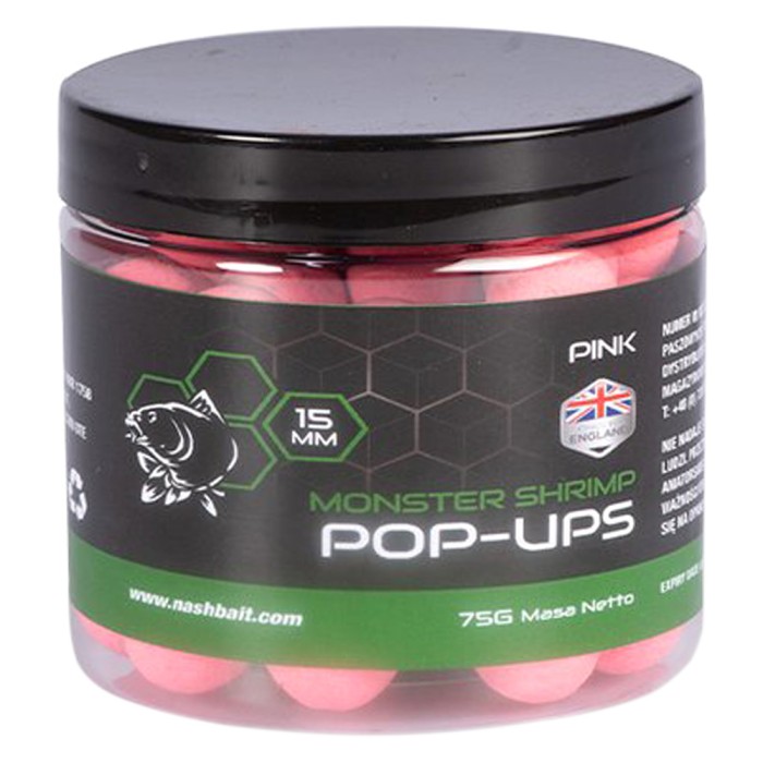 Nash Monster Shrimp Pop Ups Pink 75g