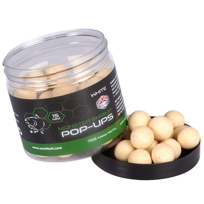 Nash Monster Shrimp Pop Ups White 75g 1