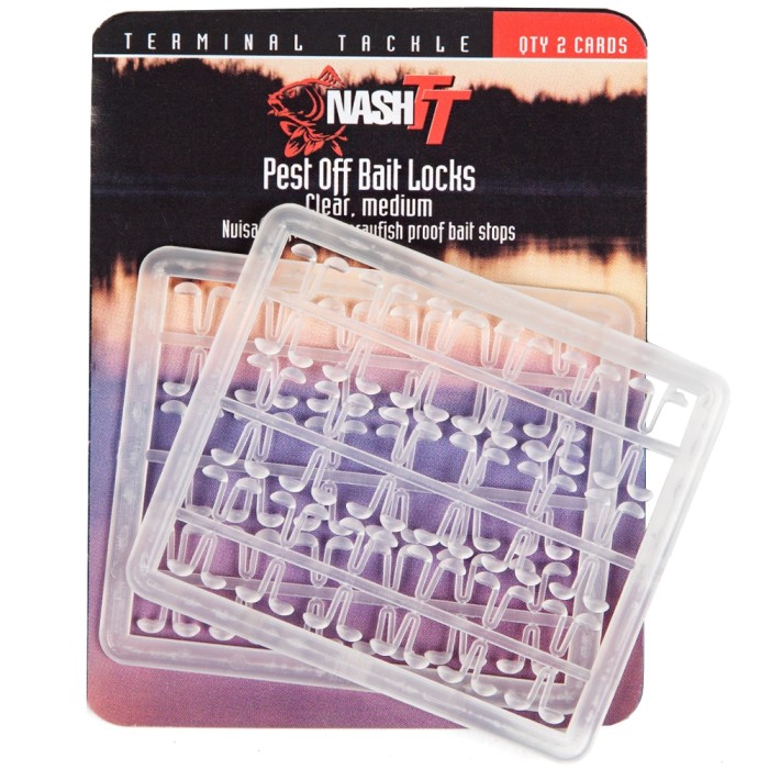 Nash Pest Off Bait Locks Medium Clear