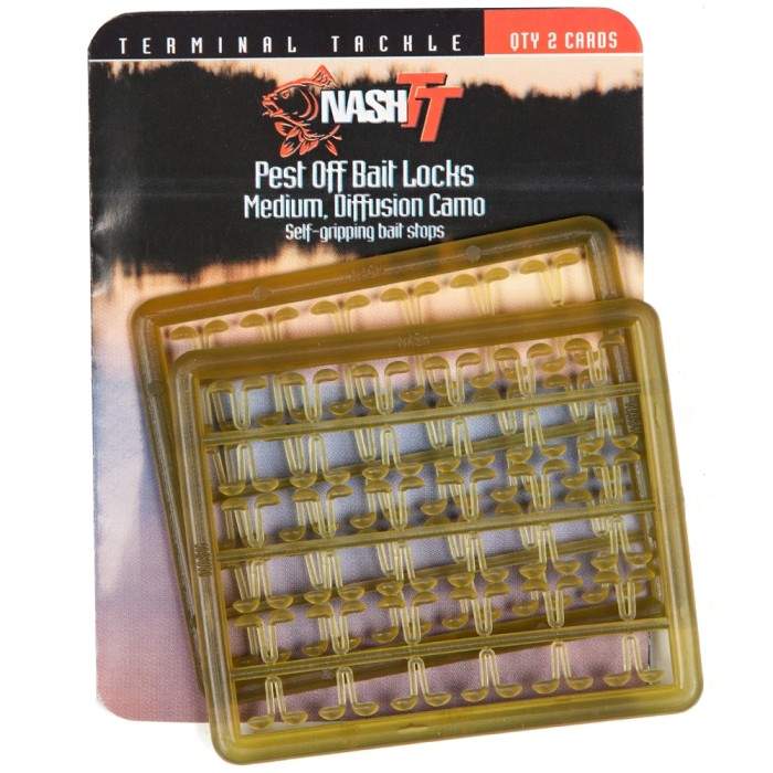 Nash Pest Off Bait Locks Medium Camo