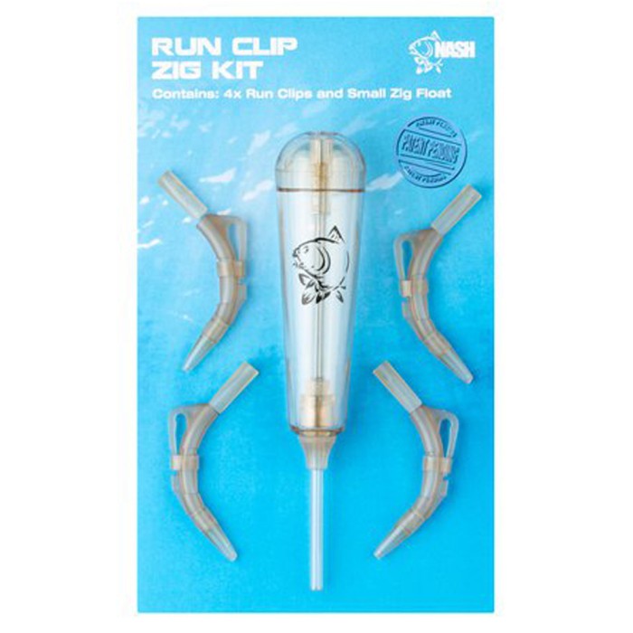 Nash Run Lead Clip Zig Fishing Float Kit