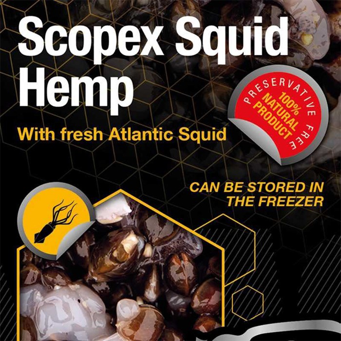 Nash Scopex Squid Fishing Hemp Packaging