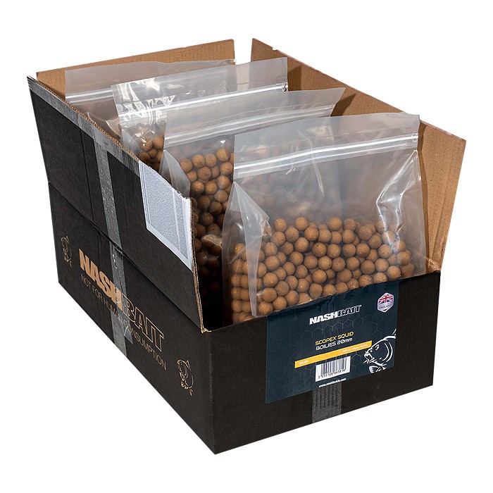 Nash Scopex Squid Boilies - Box Open