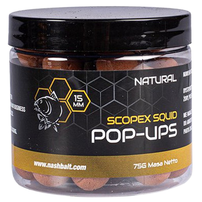 Nash Scopex Squid Pop Ups Natural 75g