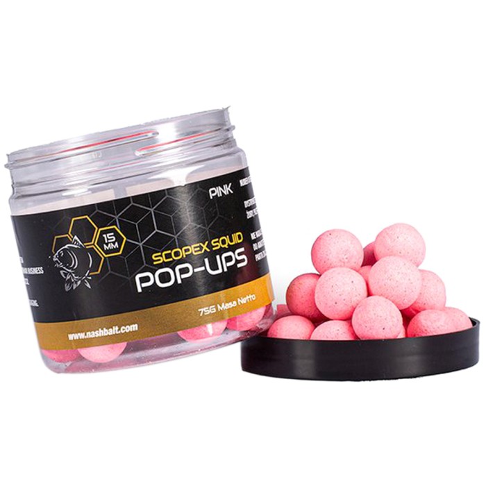 Nash Scopex Squid Pop Ups Pink 75g 1